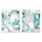 Stupell Industries Pastel Pink & Blue 2pc Wall Plaque Art Set Design by Grace Popp